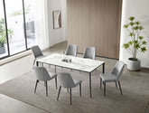 Cosmo: Modern and Sleek Stone Top Dining Setting