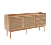 Cody Rattan: Natural Living Room Collection with White Oak & Rubberwood