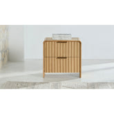 Gus 2-Drawer Bedside table in Natural