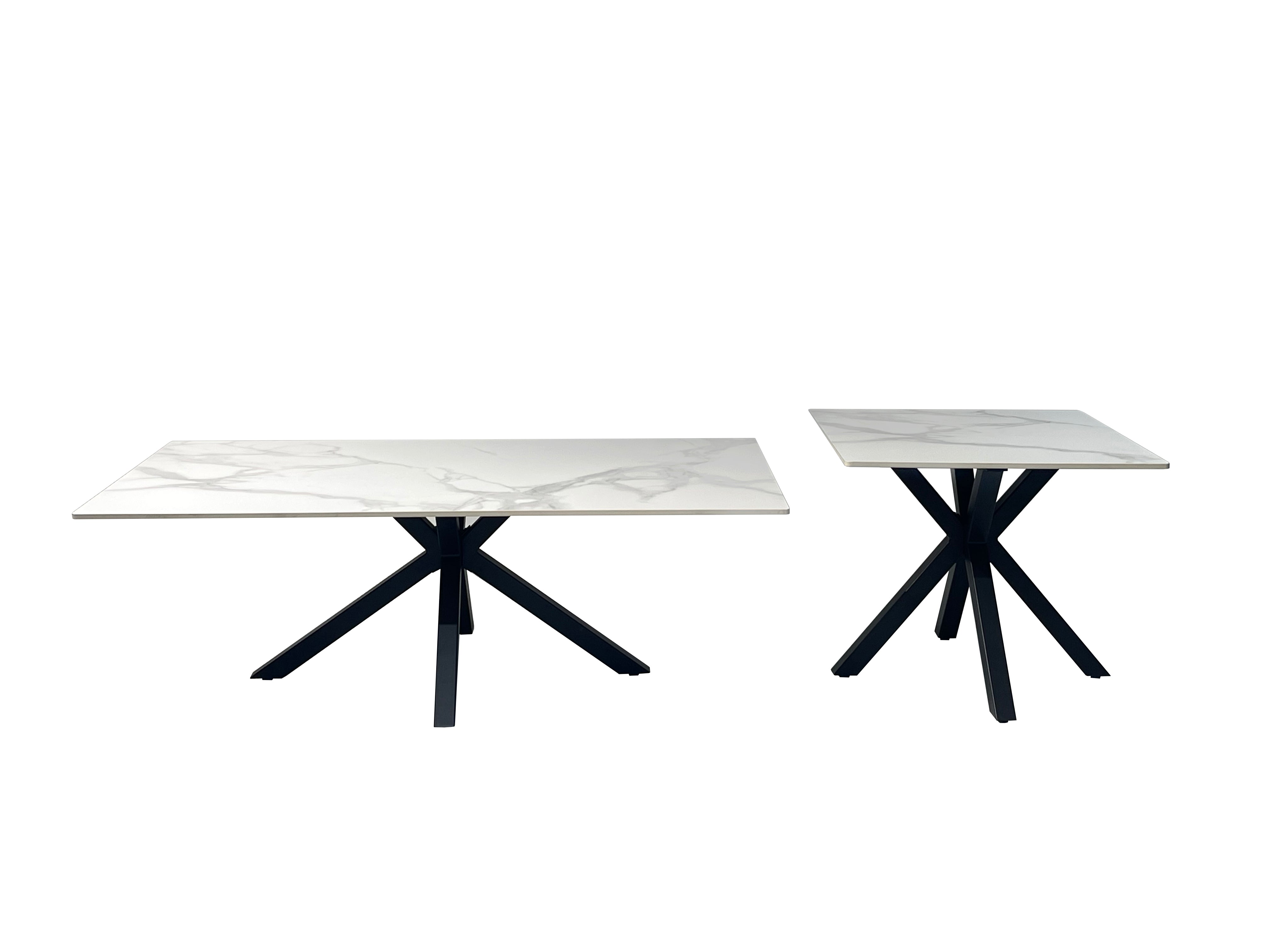 Starla: Modern 7-Piece Extension Dining Setting and Occasional Set