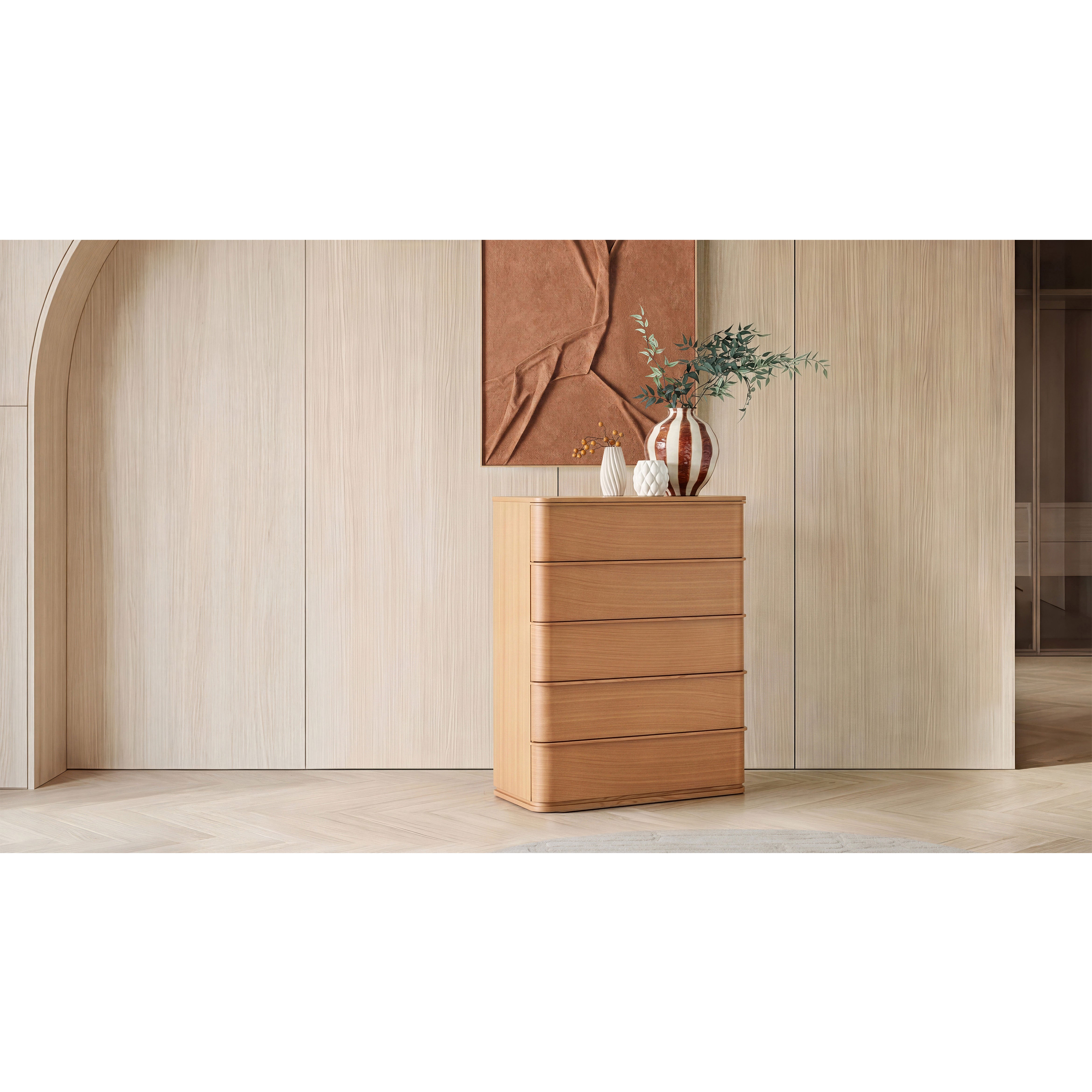 Cambria 5-Drawer Tallboy