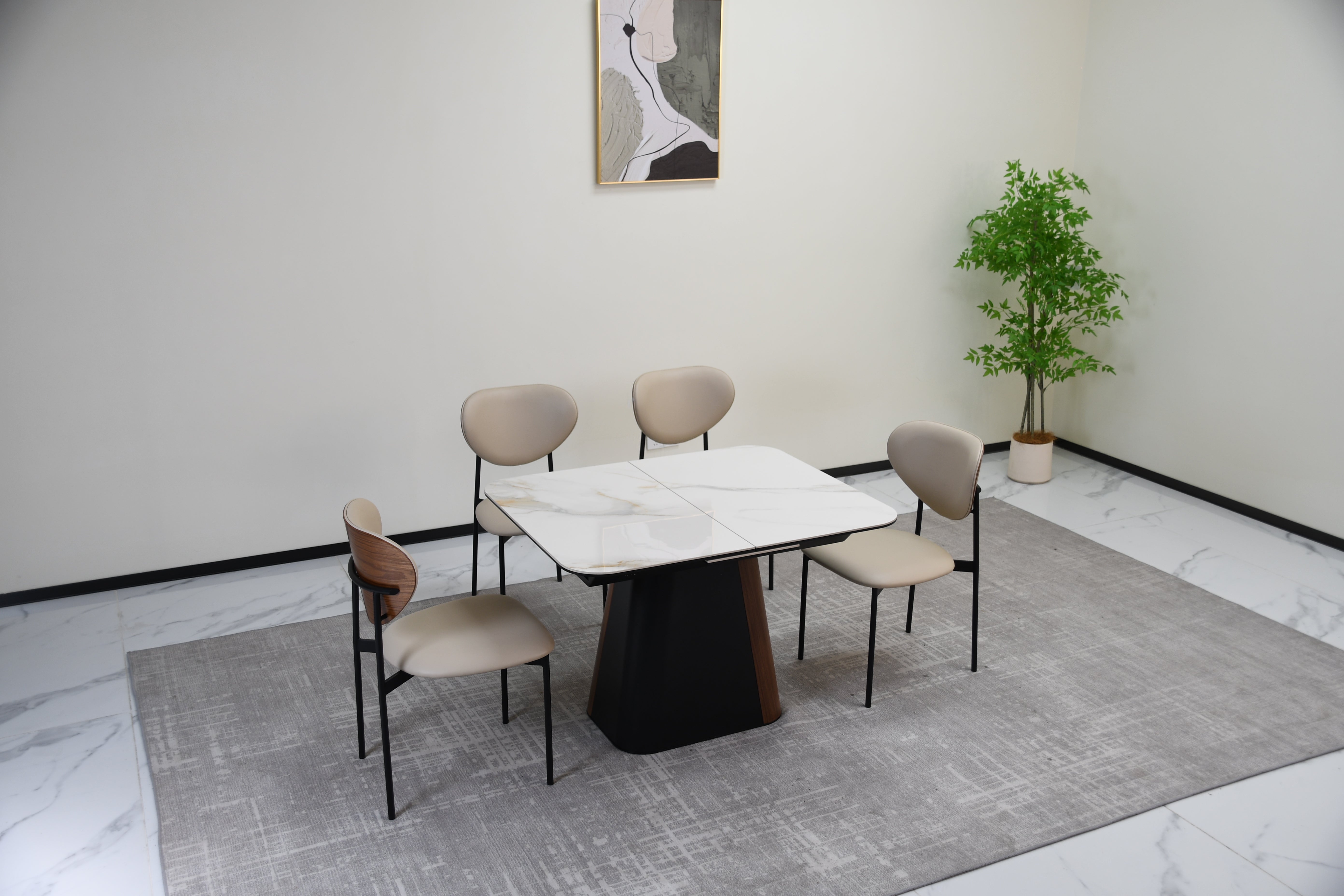 Elio Extension Dining Setting