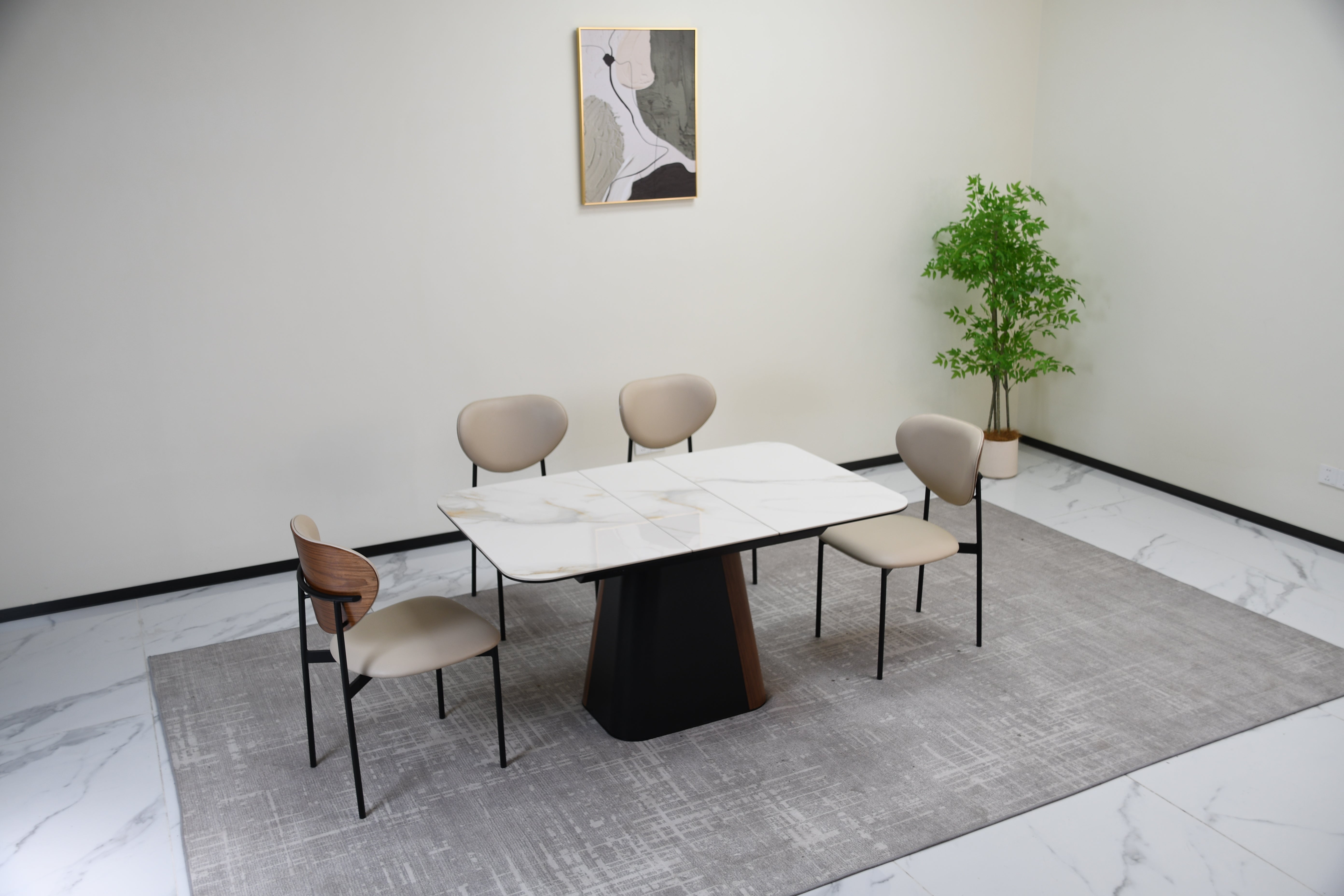 Elio Extension Dining Setting