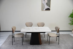 Elio Extension Dining Setting
