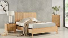 Gus 2-Drawer Bedside table in Natural