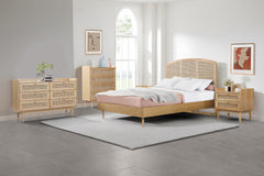 Kody Rattan: Natural & White Collection of Bed Frames and Storage Solutions
