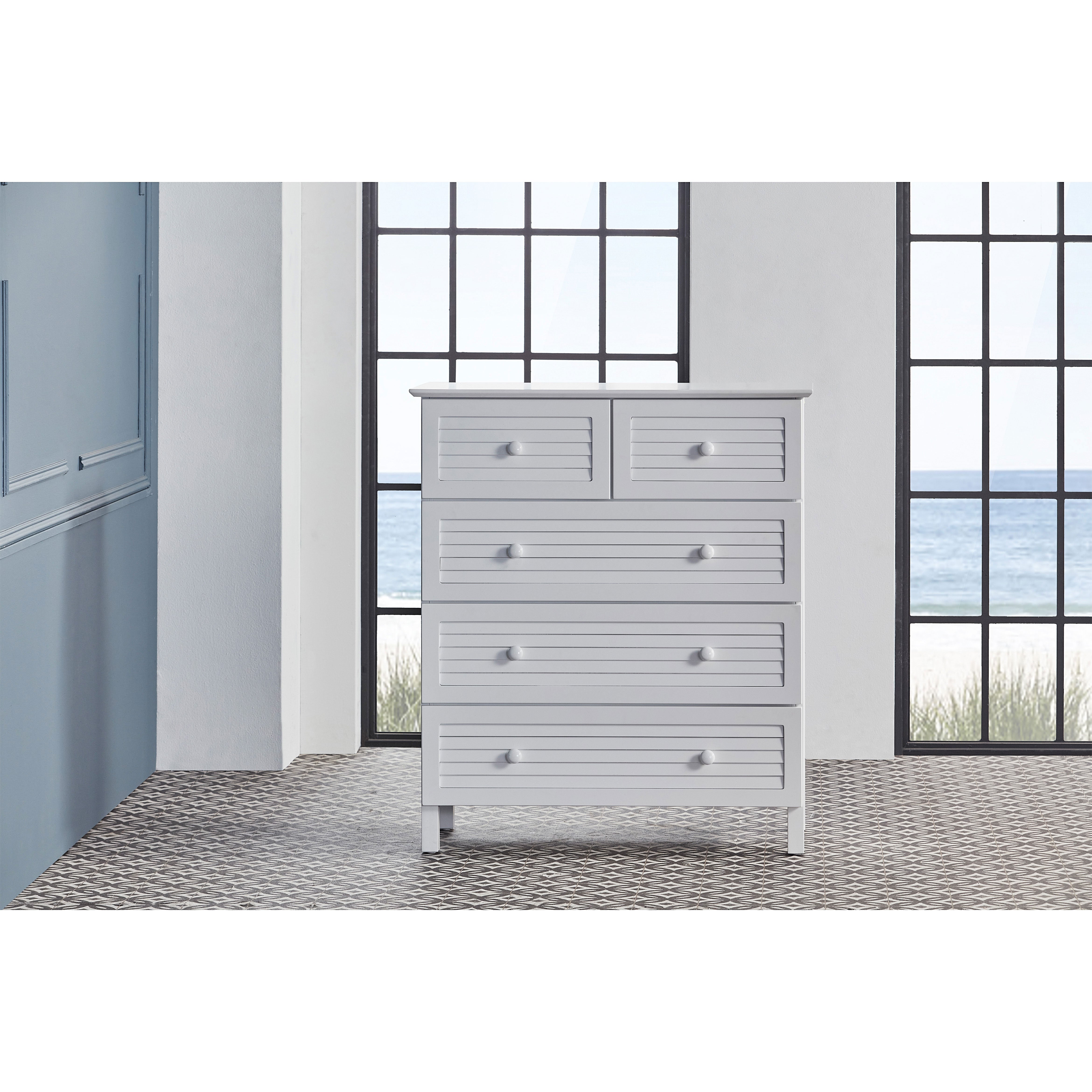 Louvre: Versatile White Bedroom Suite