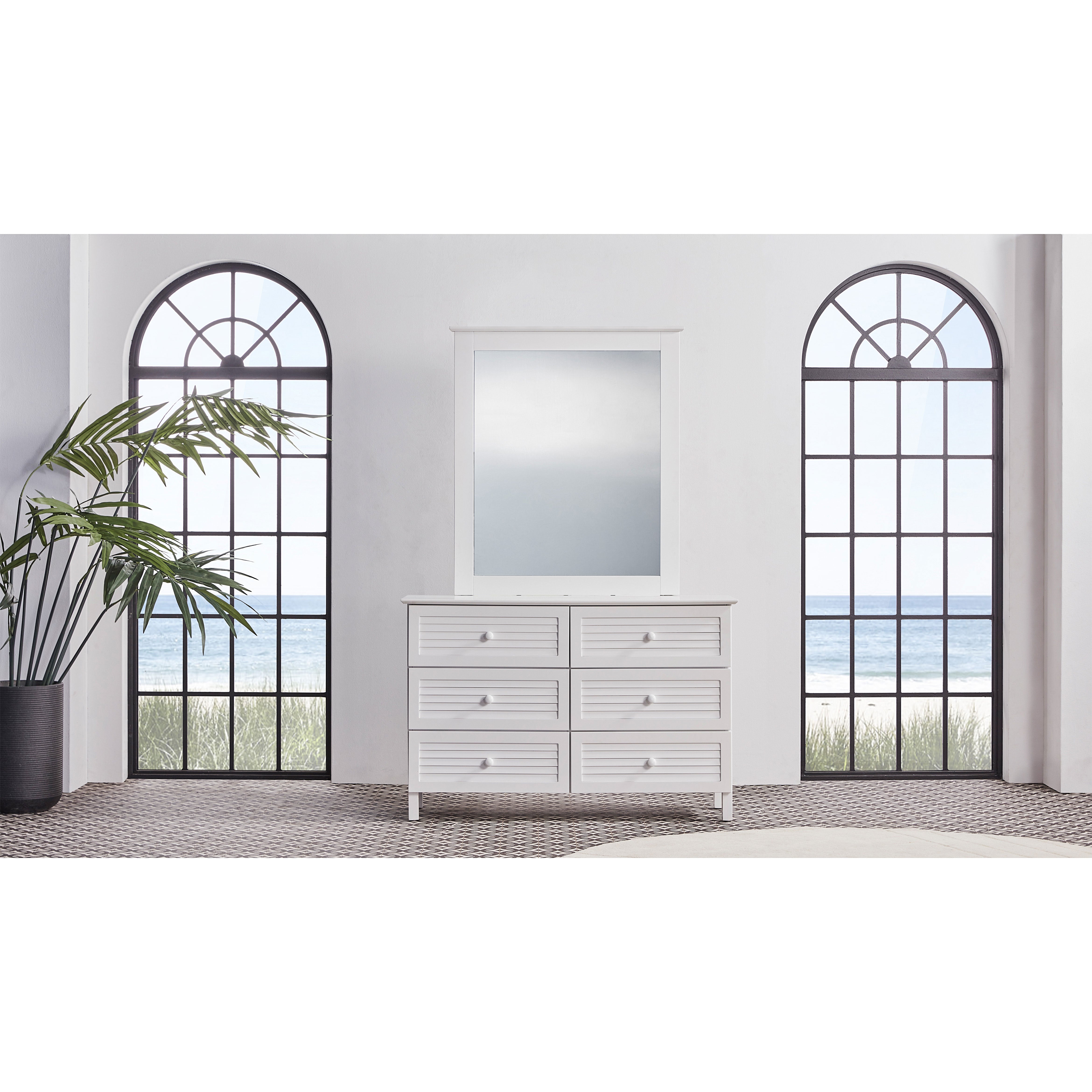 Louvre: Versatile White Bedroom Suite