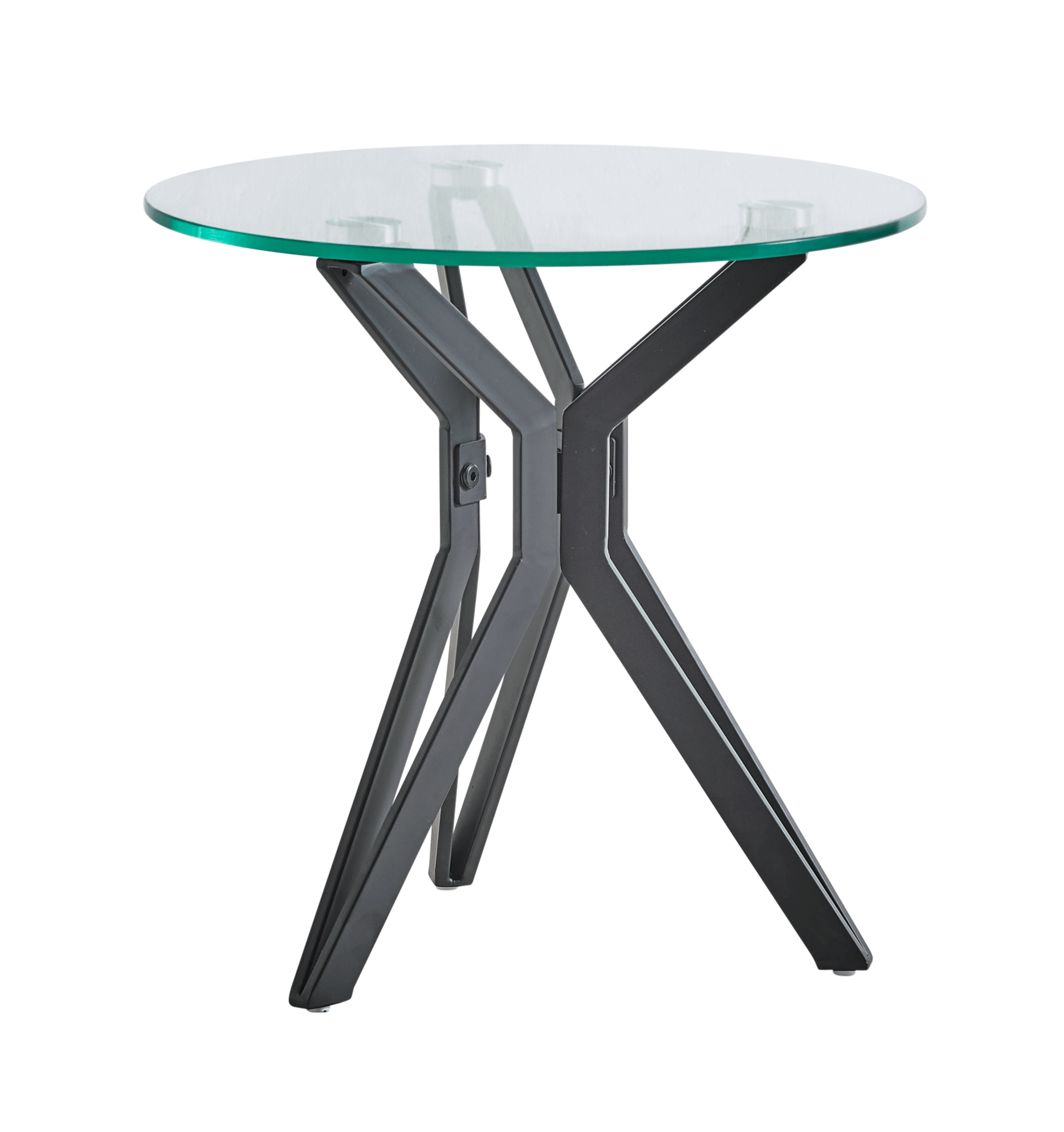 Moon: Elegant Glass Dining Settings with Unique 3-Star Legs