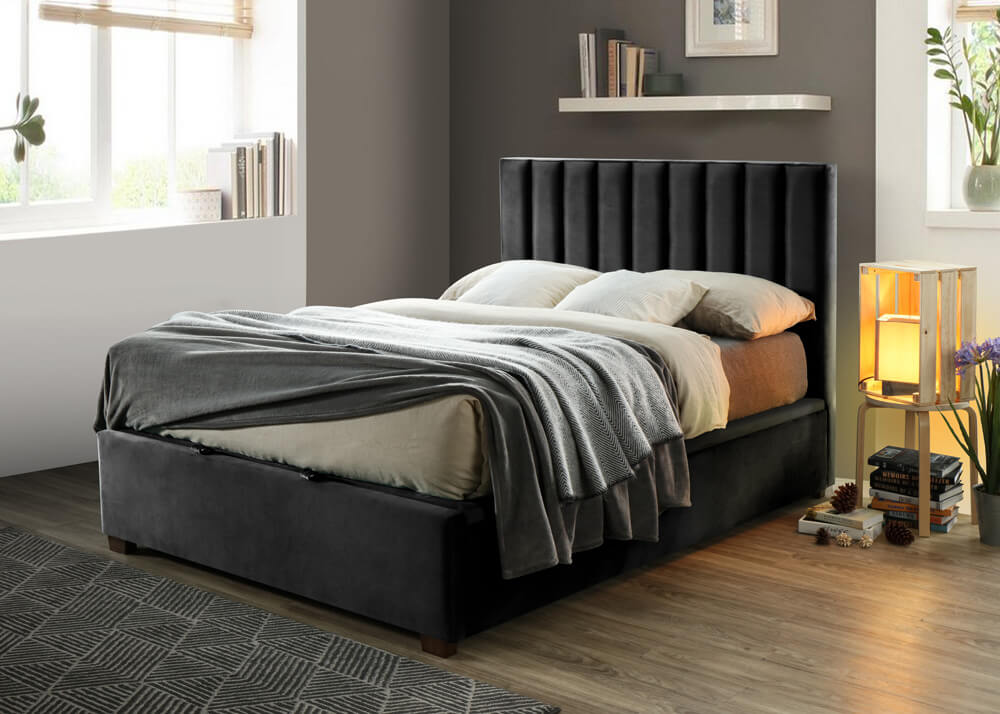 Opal: Modern Lift Base Beds in Various Colours and Sizes