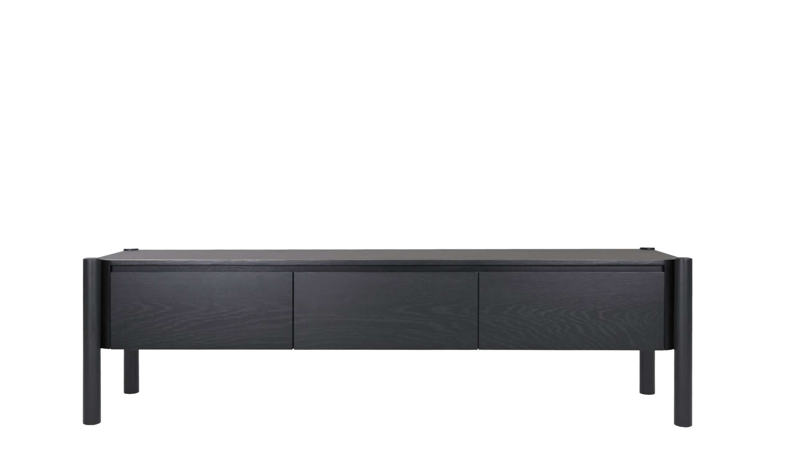 Linz Large Entertainment Unit in Black
