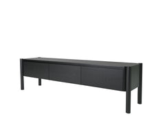 Linz Large Entertainment Unit in Black