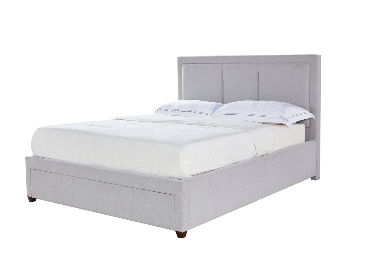 Ziggy: Contemporary Bed with Functional Storage Solutions